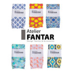Chaussettes Artisanales Bleu Tradition haut de gamme en Tissu Imprimé signée Atelier Fantar – Image 3
