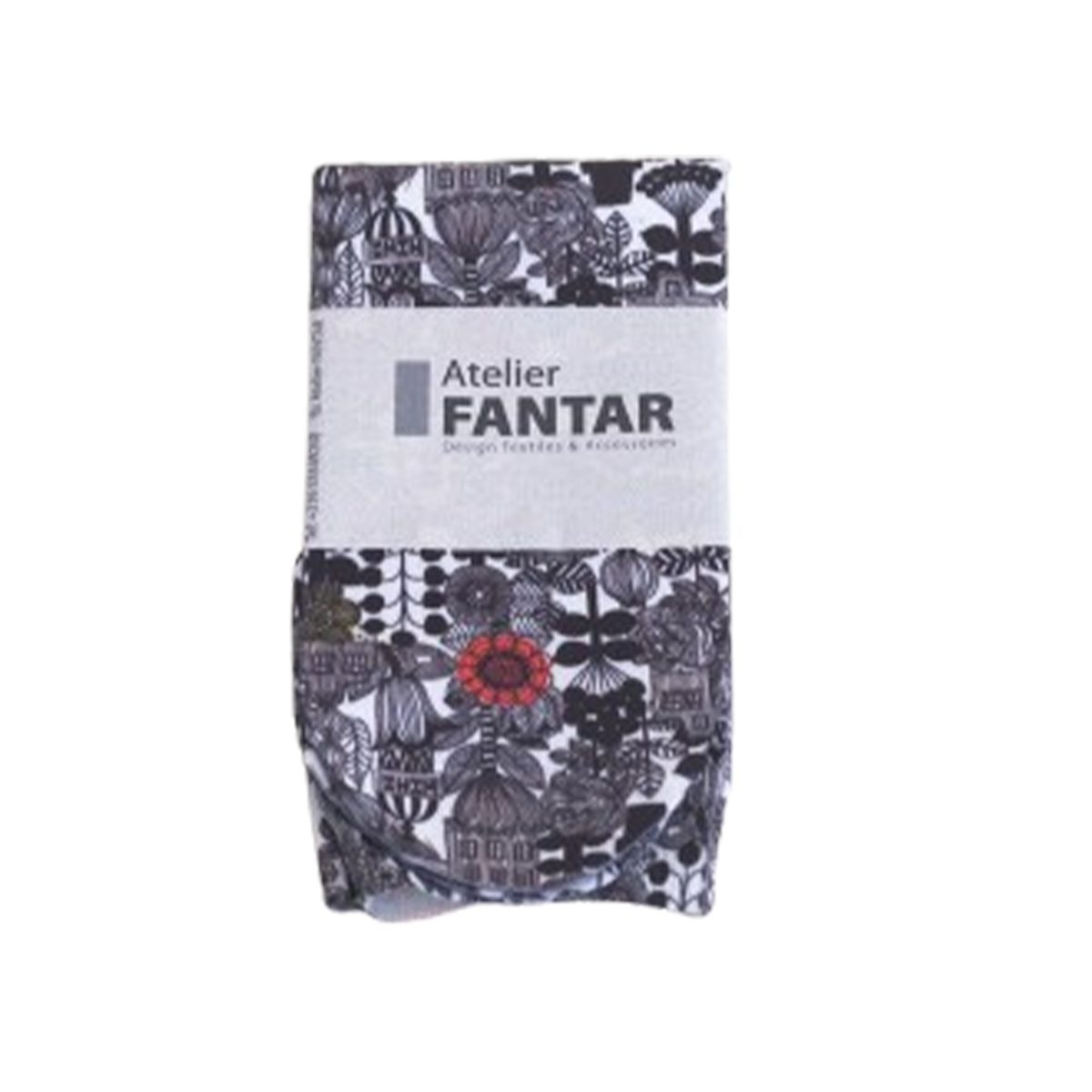 ATF 1023 Chaussettes Artisanales Plante Fusion haut de gamme en Tissu Imprimé signée Atelier Fantar – Image 1