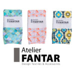 Chaussettes Artisanales Orange Breeze haut de gamme en Tissu Imprimé signée Atelier Fantar – Image 2
