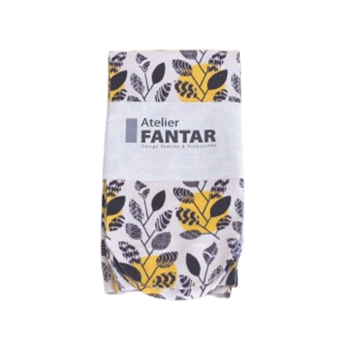ATF 1025 Chaussettes Artisanales Feuille haut de gamme en Tissu Imprimé signée Atelier Fantar – Image 1