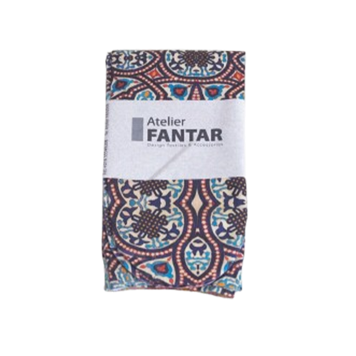 ATF 1026 Chaussettes Artisanales Twist Atom haut de gamme en Tissu Imprimé signée Atelier Fantar – Image 1