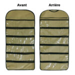 Organisateur Suspendu Sac Organisateur de sous-vêtements pour Armoire Double-Face 30 Poches