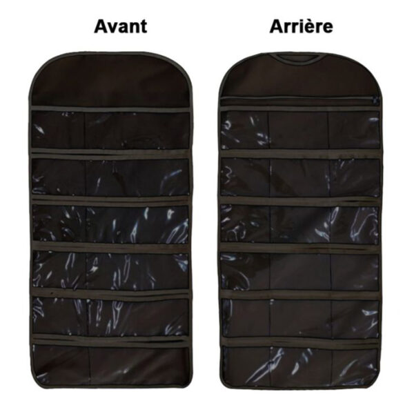 Organisateur Suspendu Sac Organisateur de sous-vêtements pour Armoire Double-Face 30 Poches