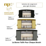 Organisateur de Rangement pour Vêtements et Penderies, Boite de Rangement Vêtement T2 – Image 3