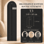 Organisateur Suspendu Housse Vêtement Protège Costumes – Image 8