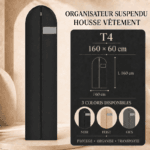 Organisateur Suspendu Housse Vêtement Protège Costumes – Image 9