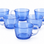 6 verres à grand café maxi coffee en verre soufflé artisanal MZA 1299