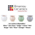 Petit pot en céramique émaillé esprit vintage design italien T 2 – Image 3