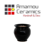 Pot en céramique émaillé esprit vintage design italien T 5 – Image 4
