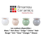 Pot en céramique émaillé esprit vintage design italien T 5 – Image 3