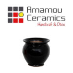 Pot en céramique émaillé esprit vintage design italien T 6 – Image 4