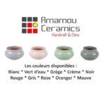 Pot en céramique émaillé esprit vintage design Classique T 3 – Image 3