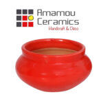 Pot en céramique émaillé esprit vintage design Classique T 3 – Image 4