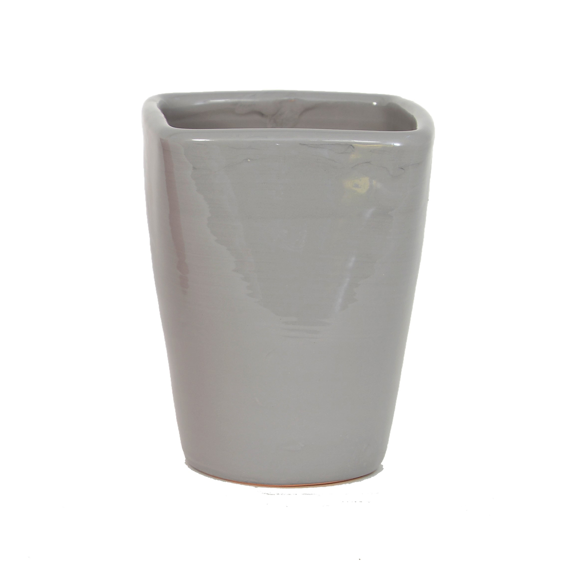AMC 7523 Pot en céramique émaillé esprit vintage design conique carré T 3 – Image 1