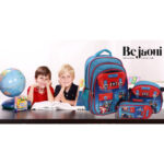 Ensemble scolaire MM haut de gamme 3 pièces design Captain America : 1 Cartable spacieux avec bretelles rembourrées et dos ergonomique 1 Panier isotherme idéal pour les goûters ou déjeuners 1 Trousse assortie pour stylos et accessoires – Image 3