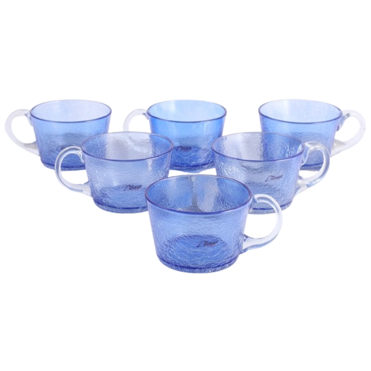 MZA 1299 6 verres à grand café maxi coffee en verre soufflé artisanal MZA 1299 – Image 1