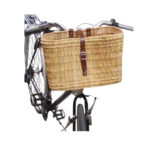 Panier écologique en jonc pour vélo - Le panier multifonction ultra tendance du moment. - Créations Exclusives Narys.Tn