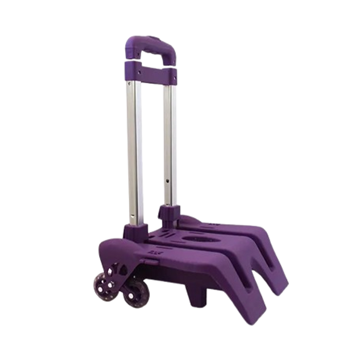 BOC 9022 Chariot à leviers de nouvelle génération haut de gamme en bleu Chariot à Sac à Dos et Cartable en Alliage d'Aluminium - Trolley Pliable 6 Roues 360° pour Enfants, Adolescents et Adultes - Idéal pour l'École et les Voyages – Image 1