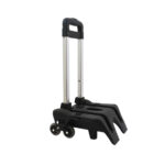 Chariot à leviers de nouvelle génération haut de gamme en bleu Chariot à Sac à Dos et Cartable en Alliage d'Aluminium - Trolley Pliable 6 Roues 360° pour Enfants, Adolescents et Adultes - Idéal pour l'École et les Voyages
