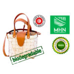 Sac fashion à bandoulière haute gamme design vintage en tresses  croisée couleur naturel avec deux poignées et habillage en cuir véritable fabrication artisanal GM – Image 6