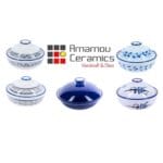 Soupière Byrsa haute de gamme en fine céramique fait main Ø 20cm – Image 3