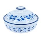 Soupière Hortensia haute de gamme en fine céramique fait main Ø 20cm