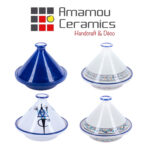 Tajine marocain Byrsa haute de gamme en fine céramique fait main Ø 20cm – Image 3
