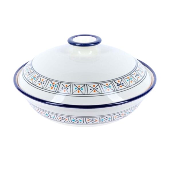 Soupière Utique haute de gamme en fine céramique fait main Ø 25 cm