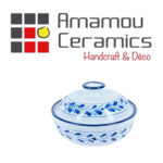 Soupière Hortensia haute de gamme en fine céramique fait main Ø 25 cm – Image 2