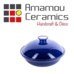 Soupière Bicolor haute de gamme en fine céramique fait main Ø 25 cm – Image 2
