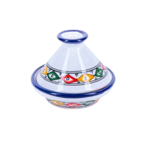 Mini Tajine Margoum haute de gamme en fine céramique fait main Ø 12 cm