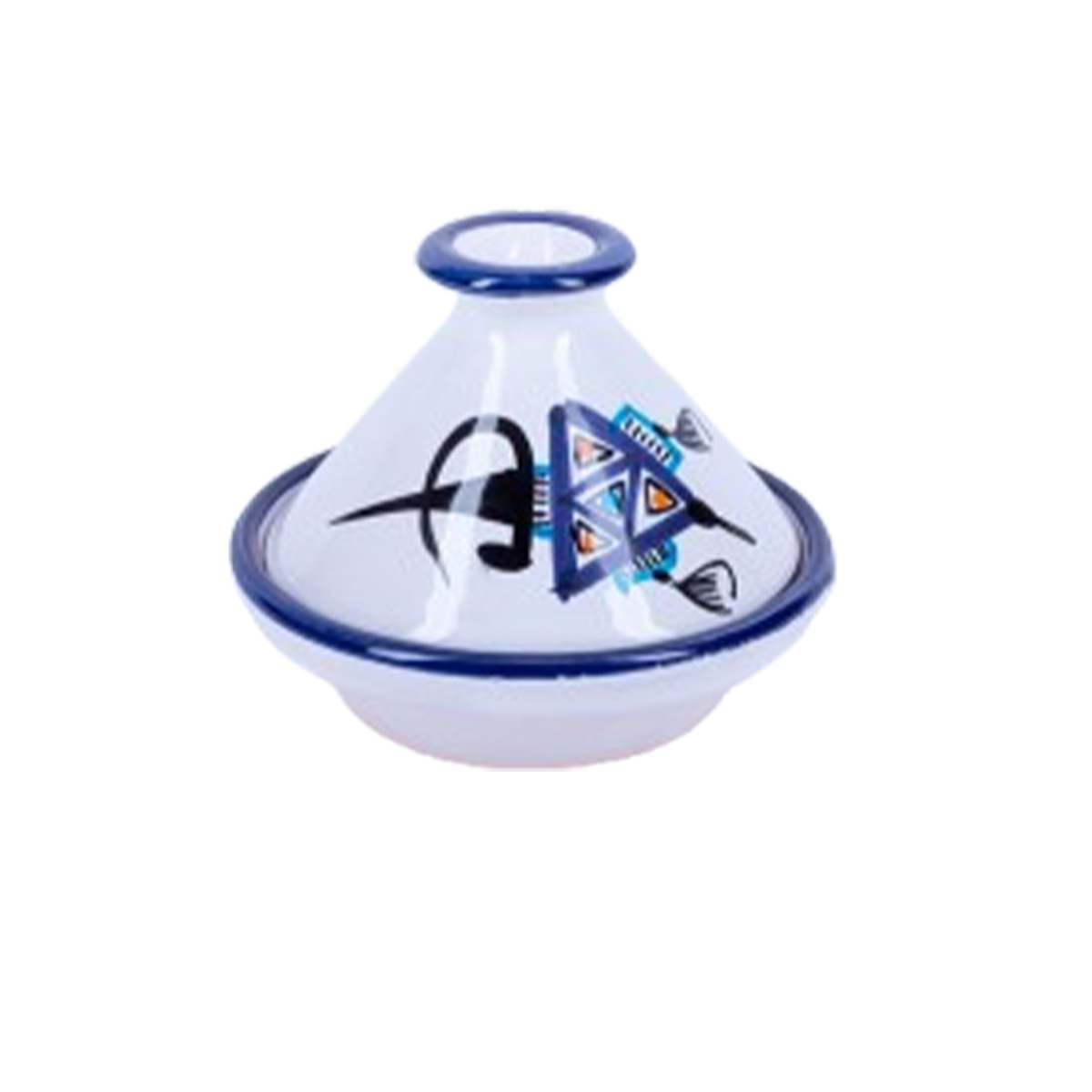 AMC 3722 Mini Tajine Bon Vieux Temps haute de gamme en fine céramique fait main Ø 12 cm – Image 1