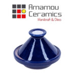 Mini Tajine Bicolor haute de gamme en fine céramique fait main Ø 12 cm – Image 2