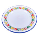 Assiette Plate Margoum haute de gamme en fine céramique fait main Ø 29 cm
