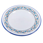 Assiette Plate Byrsa haute de gamme en fine céramique fait main Ø 29 cm