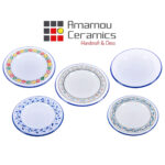 Assiette Plate Byrsa haute de gamme en fine céramique fait main Ø 29 cm – Image 3