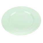 Assiette Plate Vert d’eau haute de gamme en fine céramique fait main Ø 29 cm