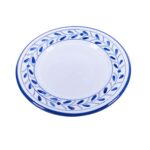 Assiette Plate Hortensia haute de gamme en fine céramique fait main Ø 26 cm