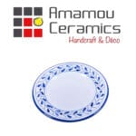 Assiette Plate Hortensia haute de gamme en fine céramique fait main Ø 26 cm – Image 2