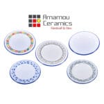 Assiette Plate Hortensia haute de gamme en fine céramique fait main Ø 26 cm – Image 3