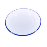 Assiette Plate Bicolor haute de gamme en fine céramique fait main Ø 26 cm