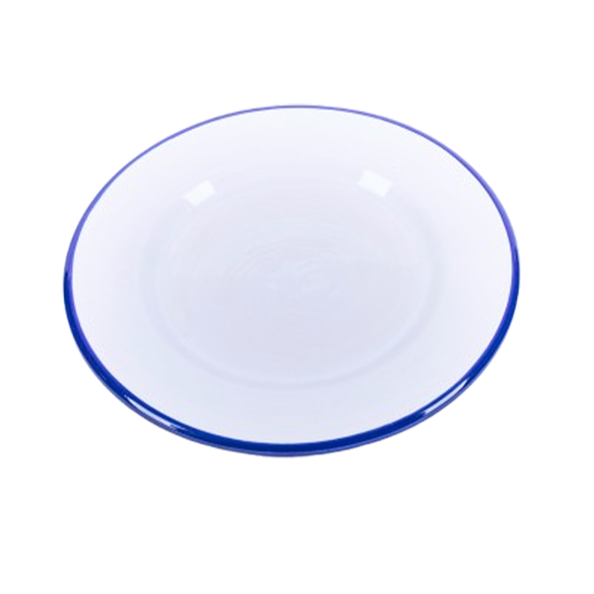 AMC 5212 Assiette Plate Bicolor haute de gamme en fine céramique fait main Ø 26 cm – Image 1