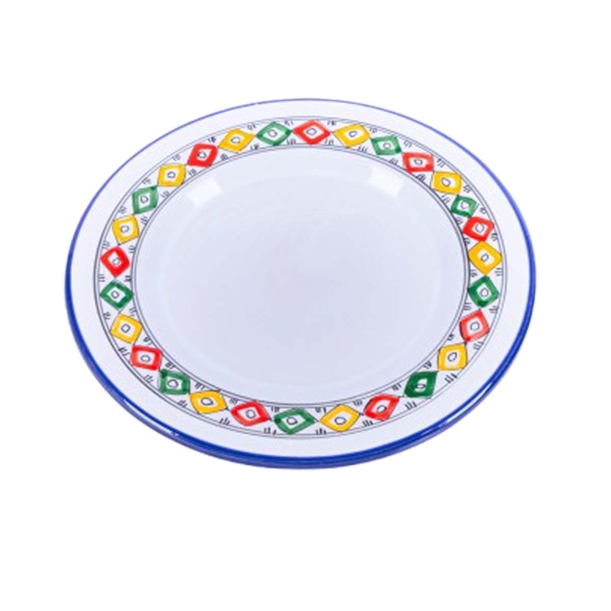 AMC 5213 Assiette Plate Margoum haute de gamme en fine céramique fait main Ø 26 cm – Image 1