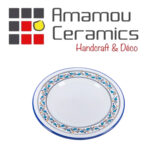 Assiette Plate Byrsa haute de gamme en fine céramique fait main Ø 26 cm – Image 2
