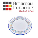 Assiette Plate Utique haute de gamme en fine céramique fait main Ø 29 cm – Image 2