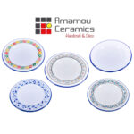 Assiette Plate Utique haute de gamme en fine céramique fait main Ø 29 cm – Image 3