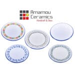 Assiette Plate Utique haute de gamme en fine céramique fait main Ø 26 cm – Image 3