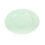 Assiette Plate Vert d’eau haute de gamme en fine céramique fait main Ø 26 cm