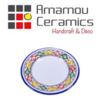 Assiette creuse Margoum haute de gamme en fine céramique fait main Ø 22cm – Image 2