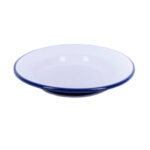 Assiette creuse Bicolor haute de gamme en fine céramique fait main Ø 22cm